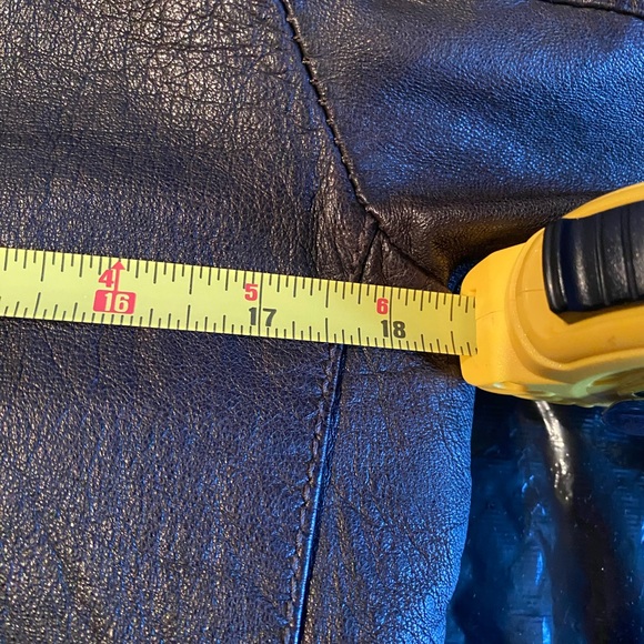 All Saints Brown Leather Jacket - Picture 6 of 13